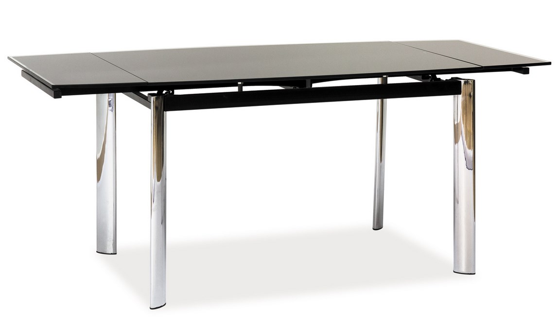 Jedálenský stôl GD-020 rozkladací čierny