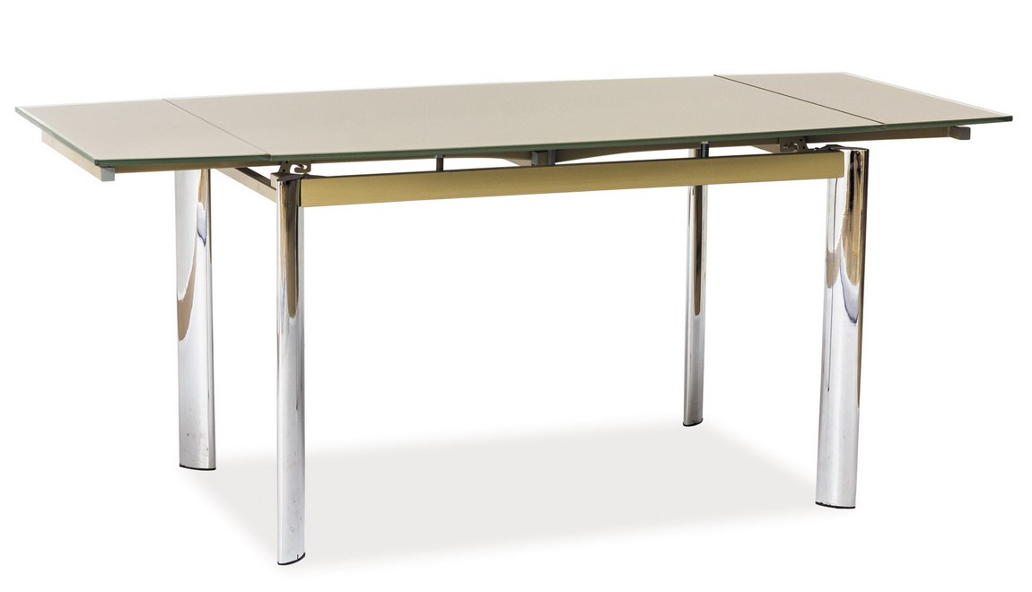 Jedálenský stôl GD-020 rozkladací tmavý béž