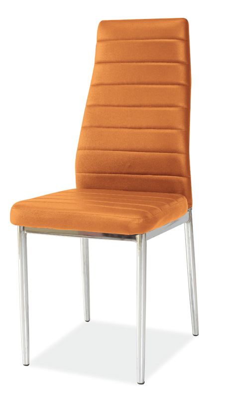Jedálenská čalúnená stolička H-261 oranžová