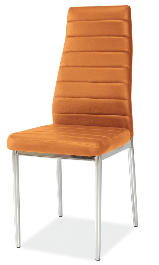 **Jídelní čalouněná židle H-261 oranžová **Jídelní čalouněná židle H-261 oranžová