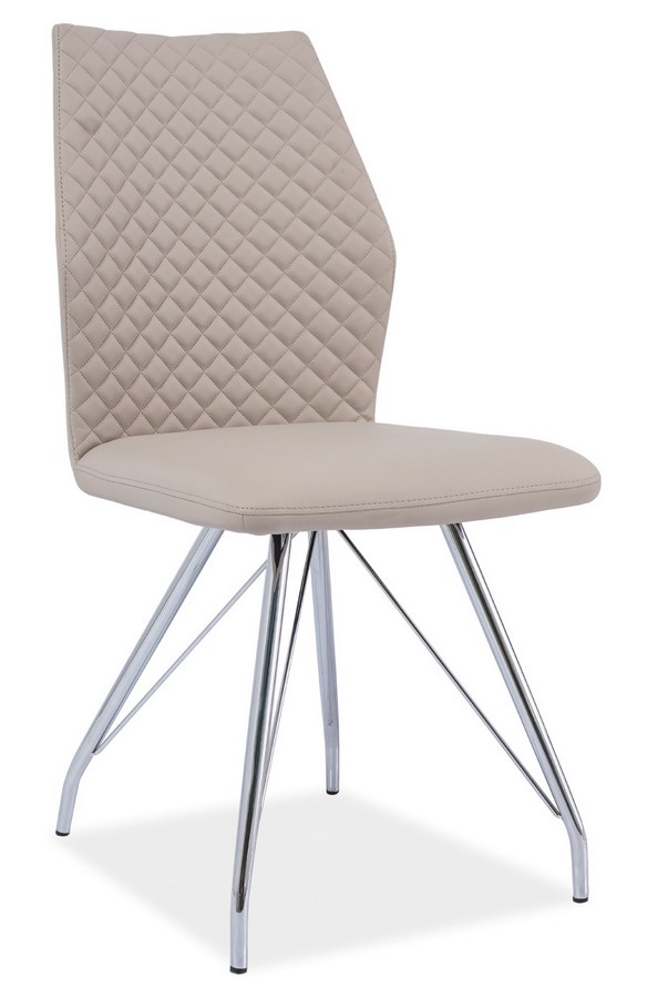 Jedálenská čalúnená stolička H-604 cappuccino