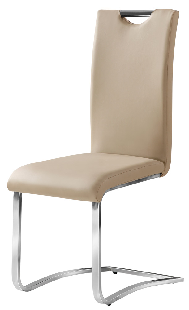 Jedálenská čalúnená stolička H-790 tm. béžová