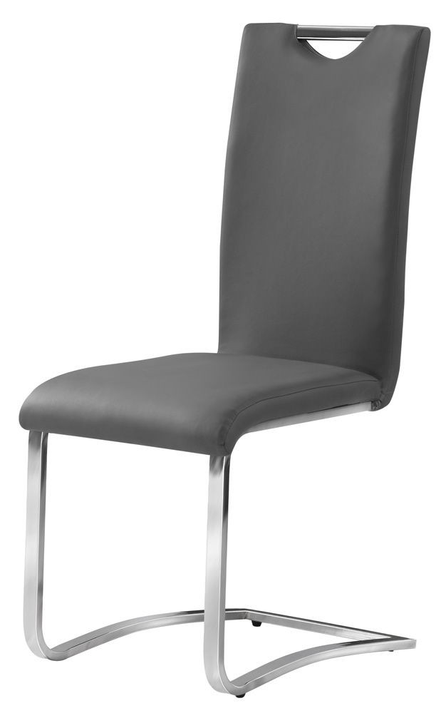 Jedálenská čalúnená stolička H-790 šedá