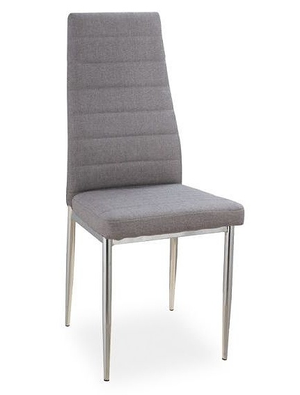 Jedálenská čalúnená stolička H-263 šedá