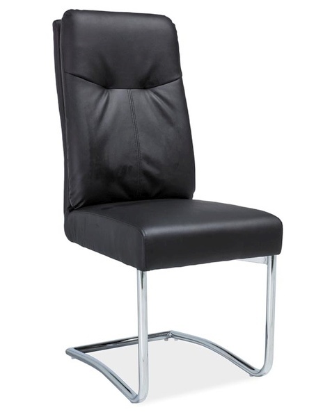 Čalúnená stolička H-340 černá