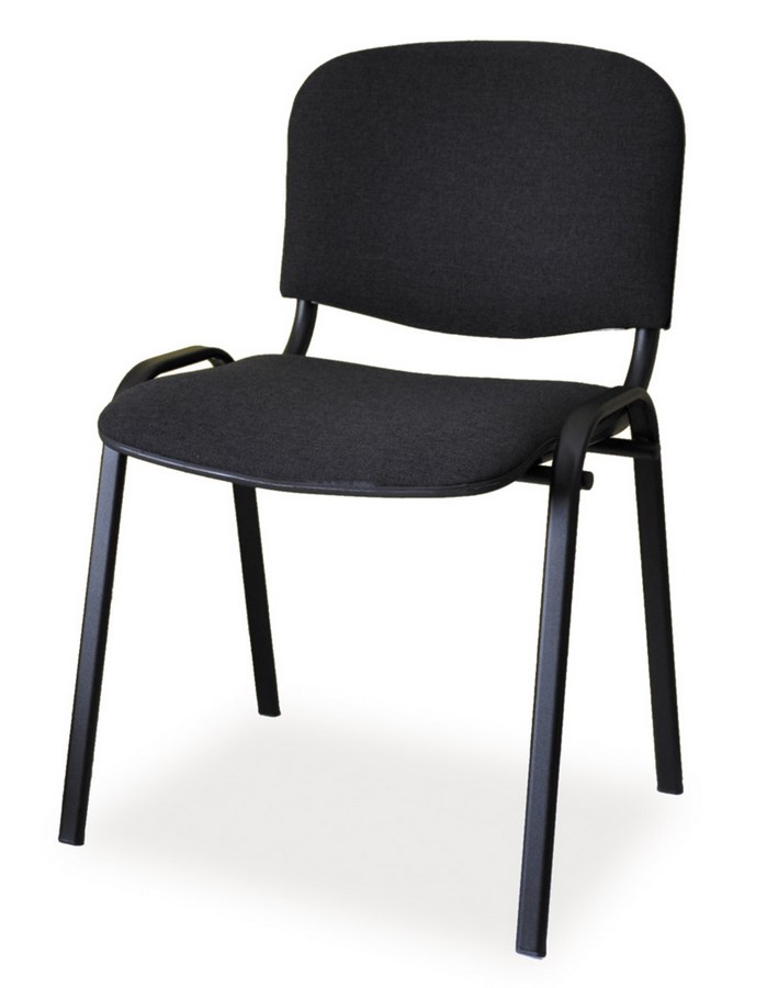 Čalunená Stolička ISO čierna/čierna