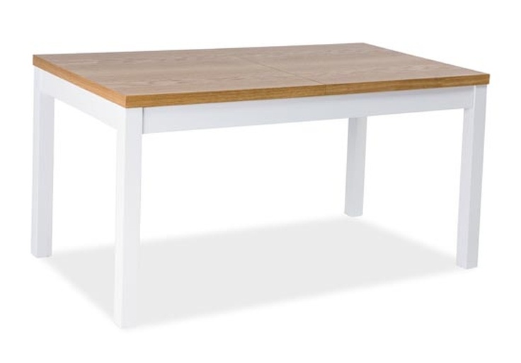 Jedálenský stôl rozkladací KENT II 150x80 buk/biela