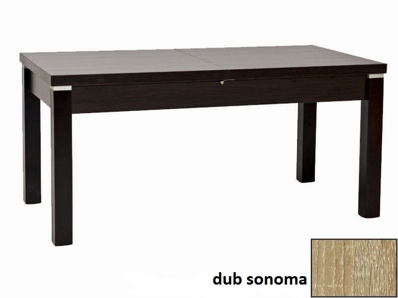 Jedálenský/konferenčný stolík KLEOPATRA dub sonoma