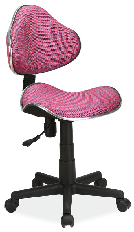 Kancelárska stolička Q-G2 růžový vzor